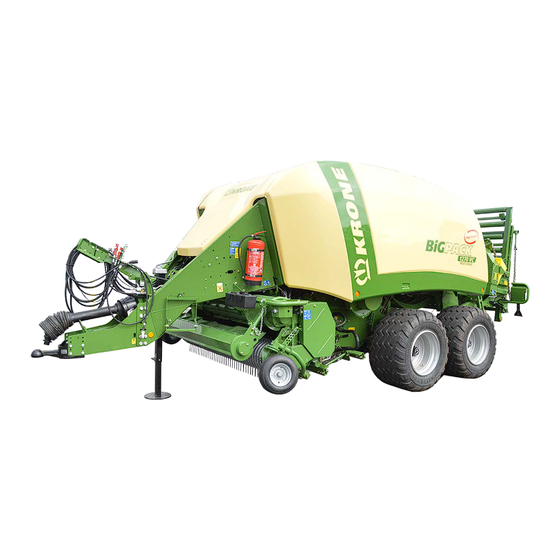 Krone BiG Pack 1270 VC Notice D'utilisation Originale