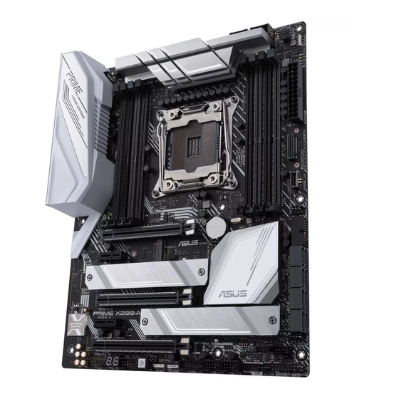 Asus PRIME X299-A II Manuel D'installation