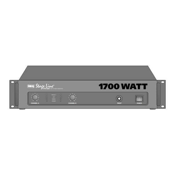 IMG STAGELINE STA-1200 Mode D'emploi