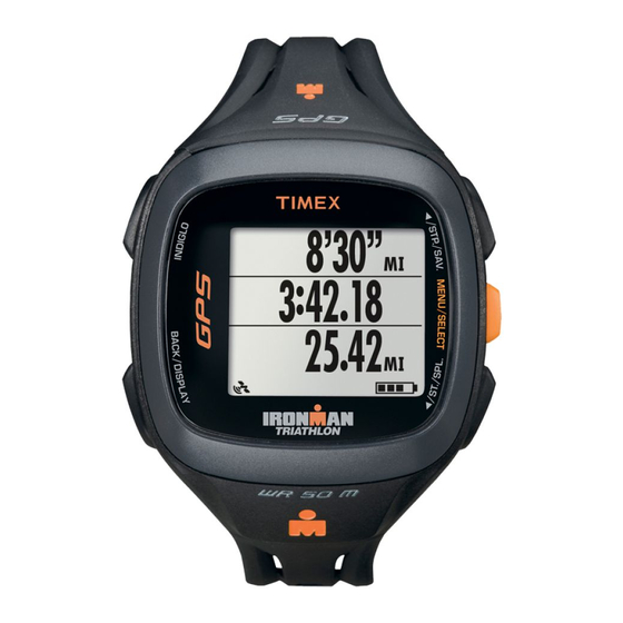 Timex IRONMAN RUN TRAINER 2.0 Manuel D'utilisation