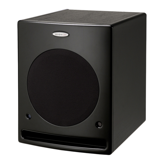 Velodyne CHT-8R Mode D'emploi