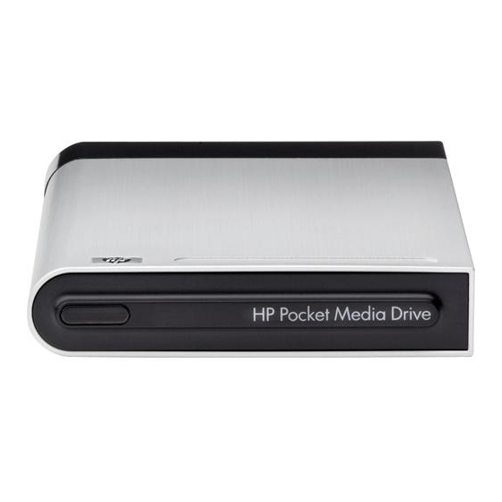 HP Pocket Media Drive Manuel De L'utilisateur