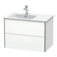 Duravit XSquare XS 4454 Notice De Montage