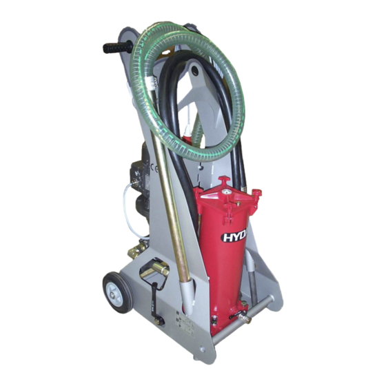 HYDAC FILTER SYSTEMS FluidCleaner Mobil Notice De Service Et De Maintenance