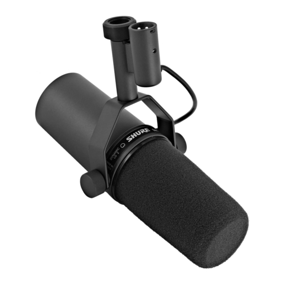 Shure SM7B Guide De L'utilisateur