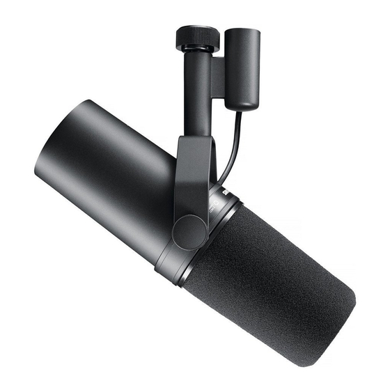Shure SM7B Mode D'emploi