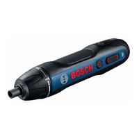 Bosch GO Professional Notice Originale