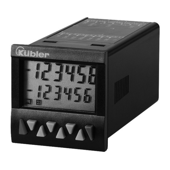 Kübler CODIX 923 Mode D'emploi