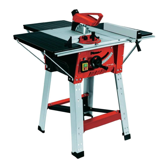 EINHELL RT-TS 1825 U Mode D'emploi