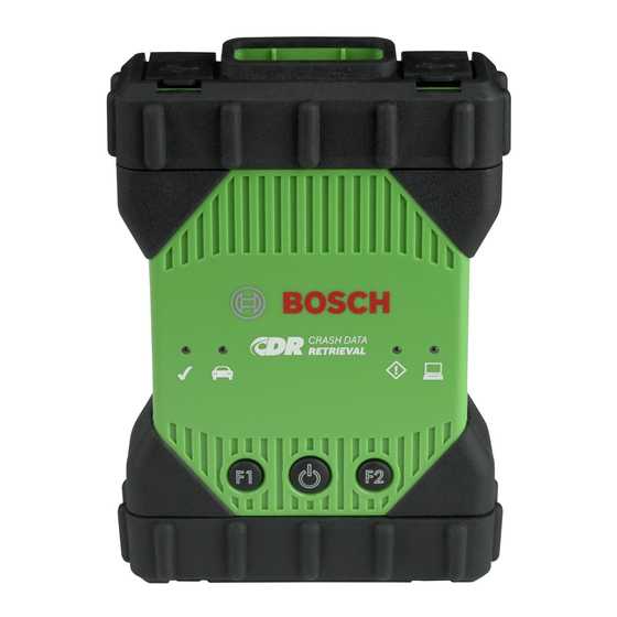 Bosch CDR 900 Manuel De L'utilisateur