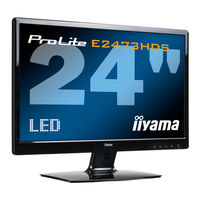 Iiyama PROLITE E2473HDS Mode D'emploi