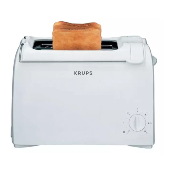 Krups ToastControl Manuels