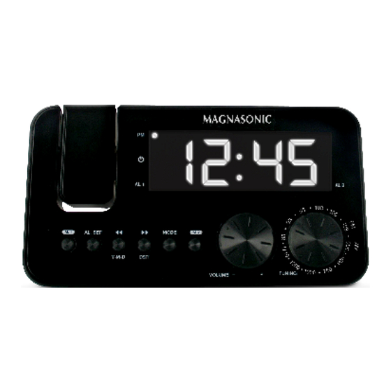 Magnasonic WakeUp MAAC500 Guide De L'utilisateur