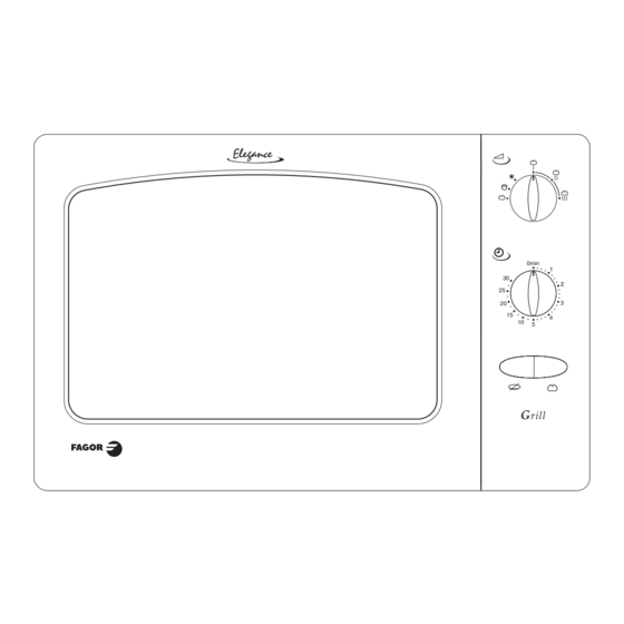 Fagor Elegance DX240W Notice D'utilisation