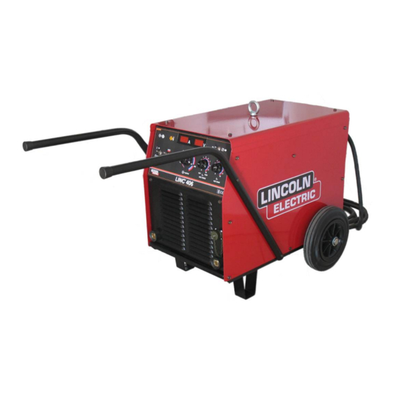 Lincoln Electric LINC 406 Manuel D'utilisation