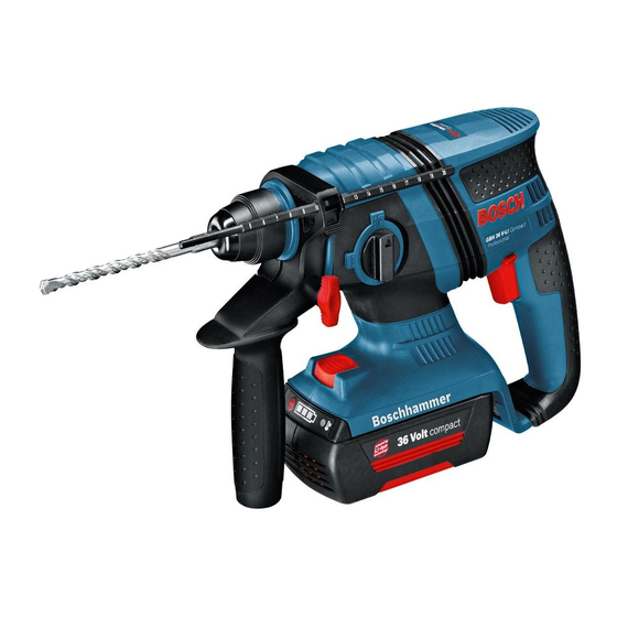 Bosch Professional GBH 36 V-LI Compact Notice Originale