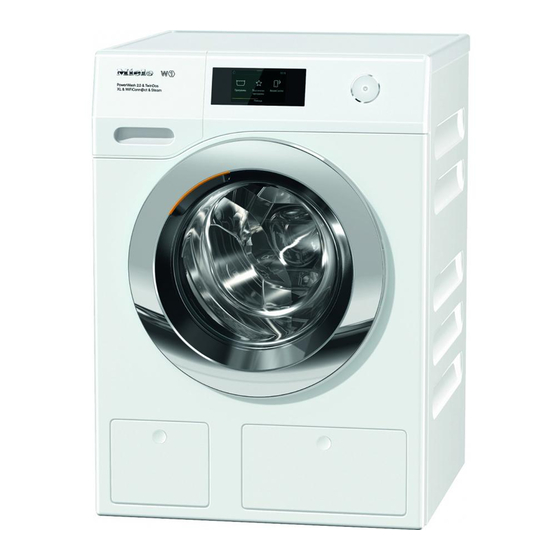 Miele WCR 890 WPS Mode D'emploi