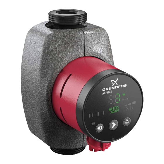 Grundfos ALPHA2 Notice D'installation Et De Fonctionnement