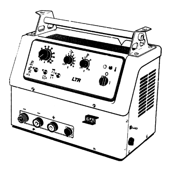 ESAB Power Tig 160 Manuel D'instructions