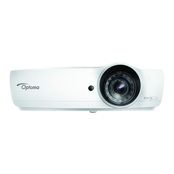 Optoma EH460ST Manuel D'utilisation