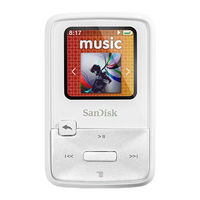 SanDisk Sansa clip zip Manuel D'utilisation
