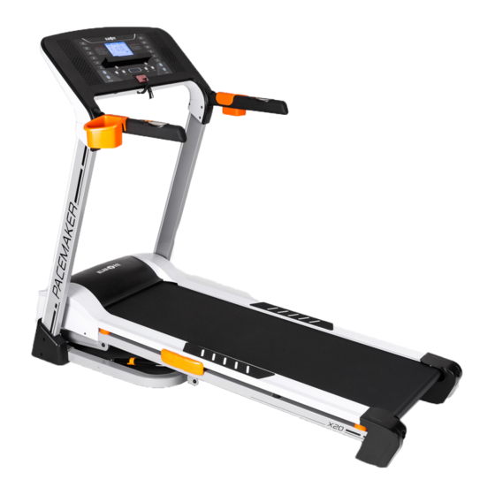 CAPITAL SPORTS Laufband Pacemaker X20 Mode D'emploi