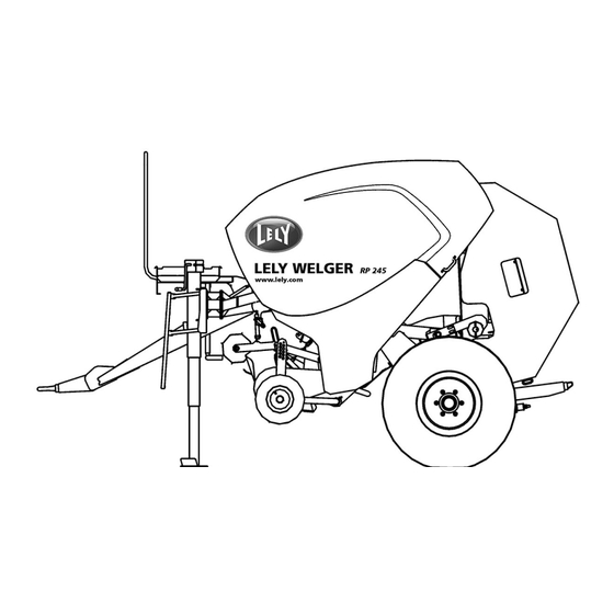 LELY WELGER RP 245 Manuel De Service