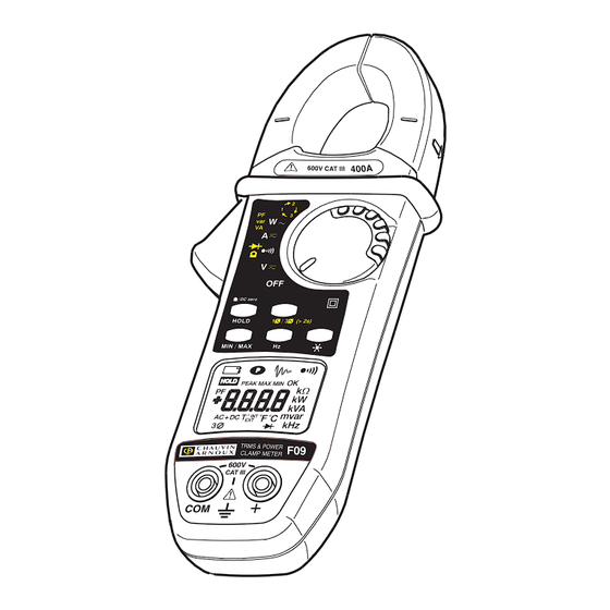 PCE Instruments F 09 Notice De Fonctionnement