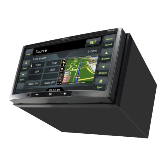 Clarion NX509E Mode D'emploi Et Manuel D'installation