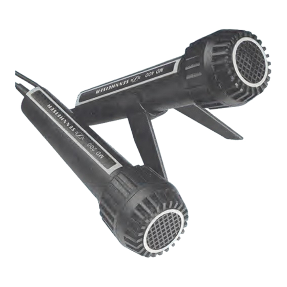 Sennheiser MD 200 LM Mode D'emploi
