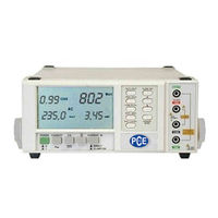 Pce Instruments PCE-PA6000 Notice D'emploi