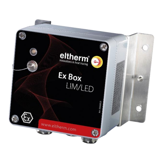 eltherm Ex Box Mode D'emploi