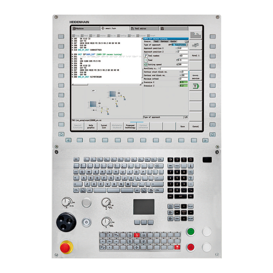 HEIDENHAIN MANUALplus 620 Manuel D'utilisation