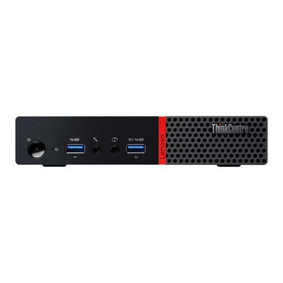 Lenovo ThinkCentre M600 Guide D'utilisation