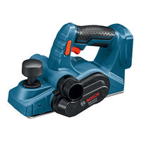 Bosch GHO 18V-LI Professional Notice Originale