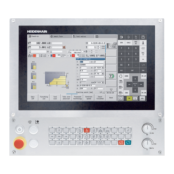 HEIDENHAIN MANUALplus 620 Manuel D'utilisation