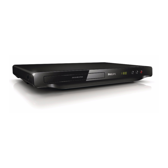 Philips DVP3600 Mode D'emploi