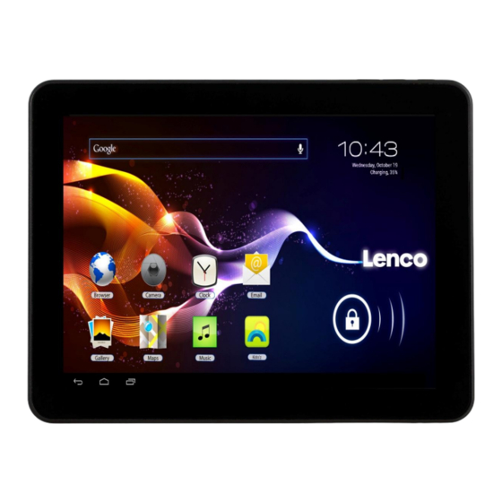 LENCO TAB-813 Manuel De L'utilisateur