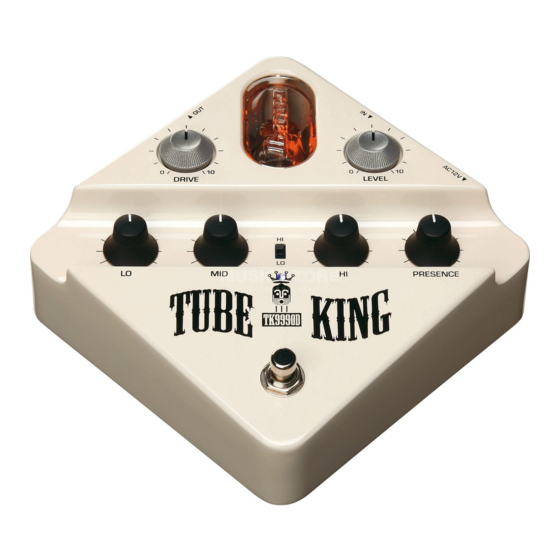 Ibanez TUBE KING OVERDRIVE TK9990D Manuels