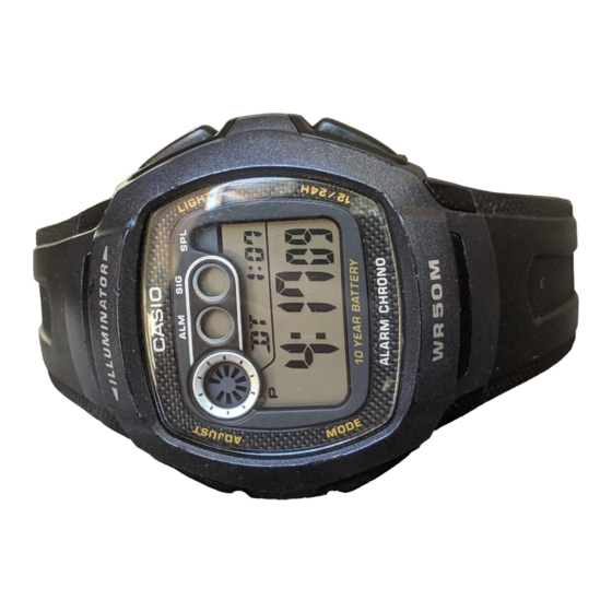 Casio 2963 Guide D'utilisation