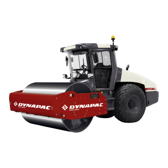 Dynapac CA2500 Manuel D'instructions