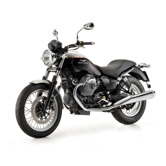 MOTO GUZZI Nevada Mode D'emploi