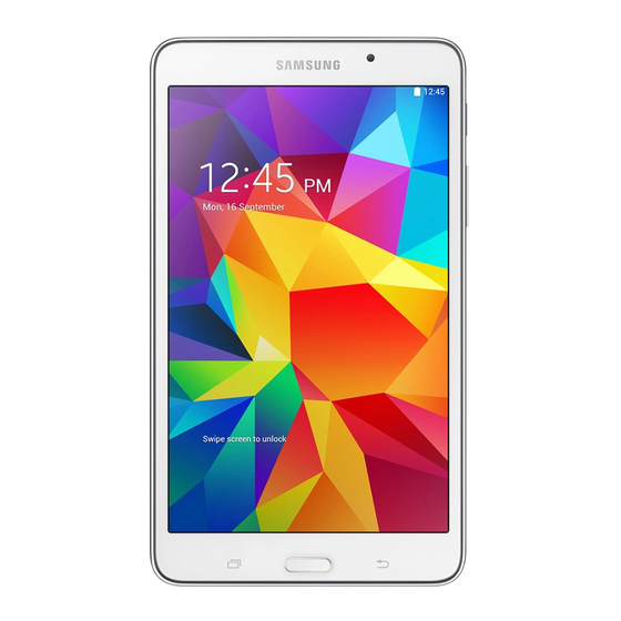 Samsung GALAXY tab 4 Mode D'emploi