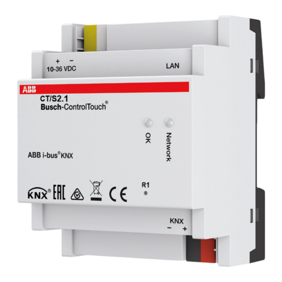 ABB i-bus KNX CT/S2.1 Manuel Produit