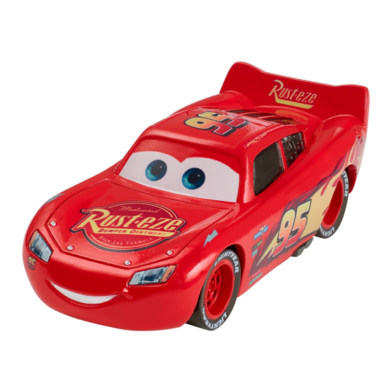 Mattel Disney PIXAR Cars FCX96-4L Mode D'emploi