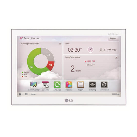 LG AC Smart Premium PQCSW421E0A Guide De L'utilisateur