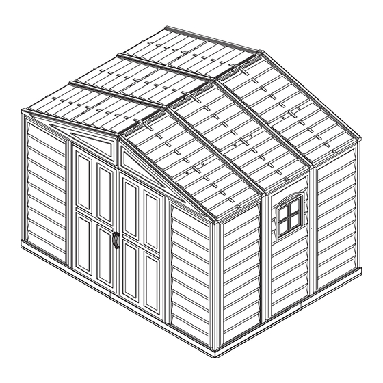 DuraMax VINYL GARDEN SHED Guide D'instructions