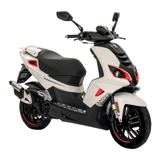 PEUGEOT SCOOTERS SPEEDFIGHT 50 Notice D'utilisation