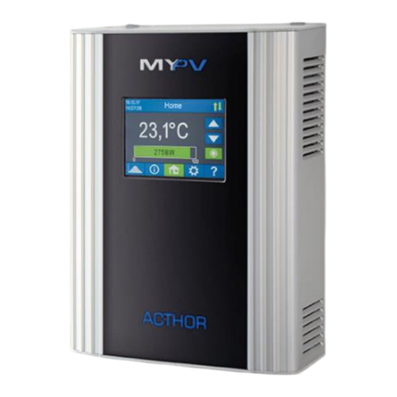 MYPV AC-THOR Mode D'emploi