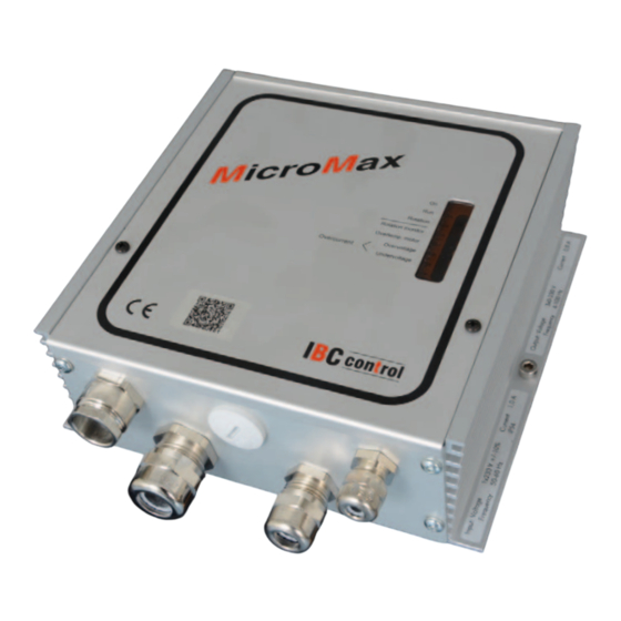 IBC control MicroMax Guide D'installation